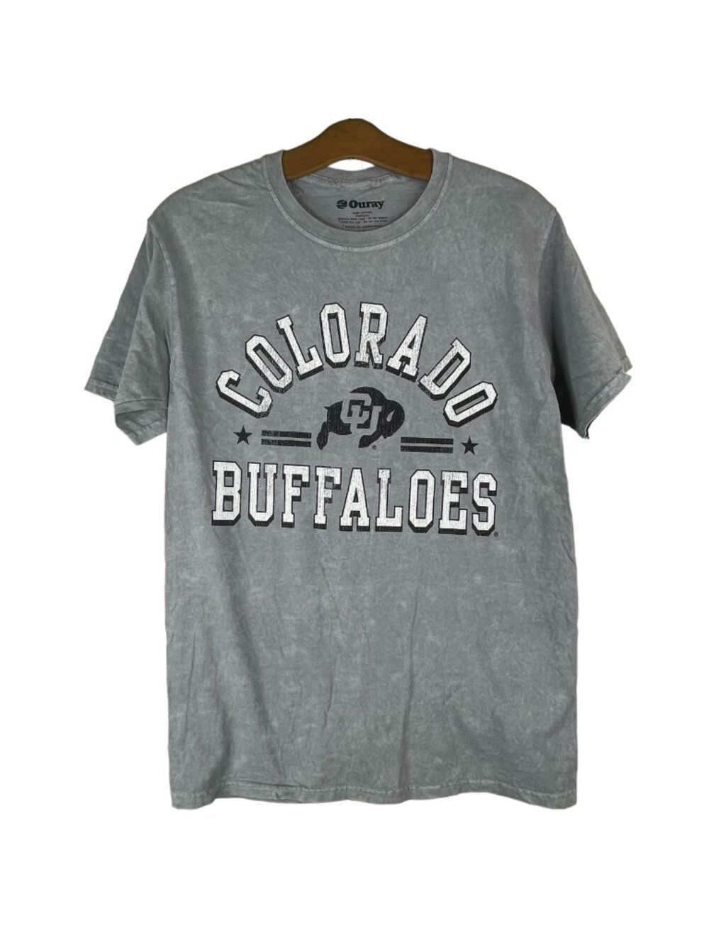 Colorado Buffaloes TShirt Small Ouray Mineral Wash Short Sleeve Cotton NEW